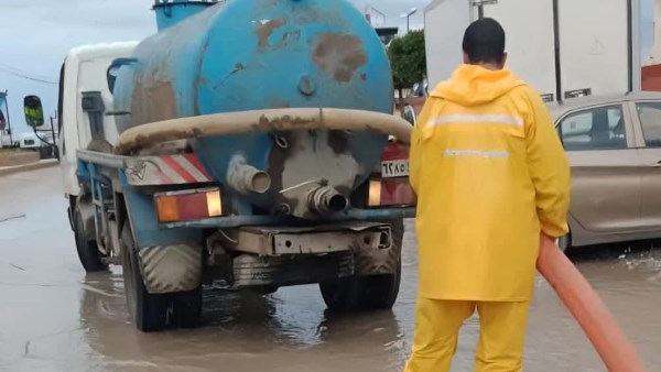 كسح مياه الأمطار 