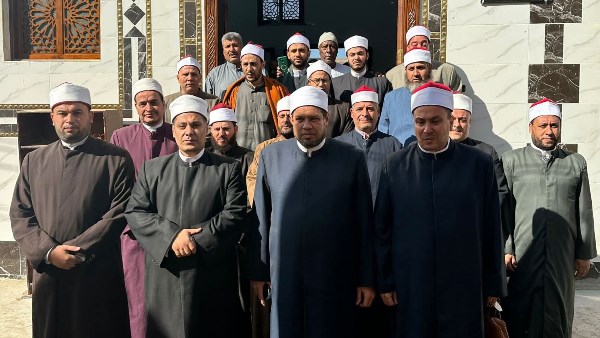 وكيل «أوقاف كفر الشيخ» يشهد افتتاح مسجد الرحمن في بيلا.. صور