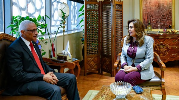 اجتماع وزيرة التنمية المحلية 