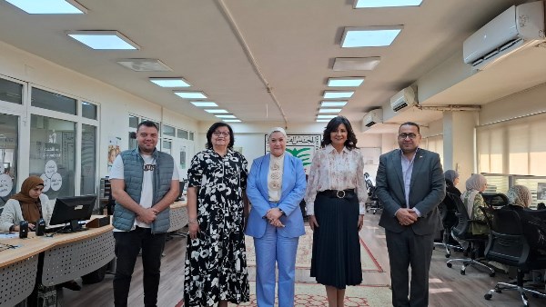 الدكتورة سحر السنباطي تستقبل السفيرة نبيلة مكرم  