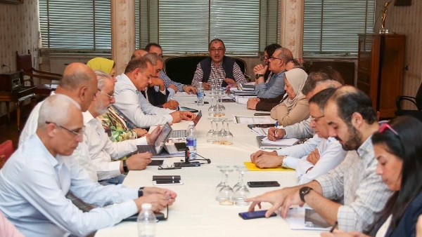 وزير قطاع الأعمال خلال الاجتماع