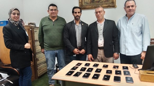 الجمارك مع المضبوطات