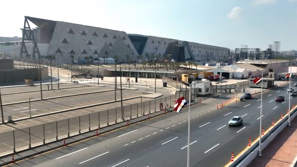 تأمين المتحف المصرى الكبير