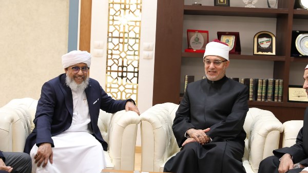 مفتي الجمهورية يستقبل أمين رابطة الجامعات الإسلامية بالهند