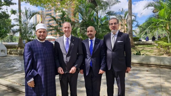 موفد الأوقاف يشارك في احتفال سفارة مصر في فنزويلا