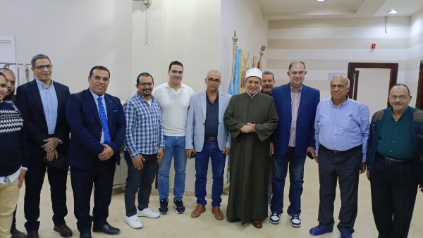 الدكتور سلامة داود يزور مركز القلب بجامعة الأزهر