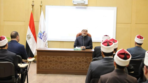 مفتي الجمهورية خلال إلقاء كلمته