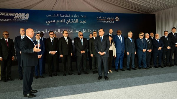 مدبولي خلال افتتاح المعرض الدولي للنقل