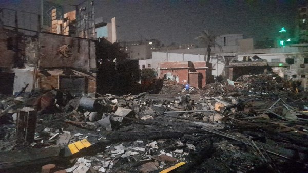 حريق ستديو مصر