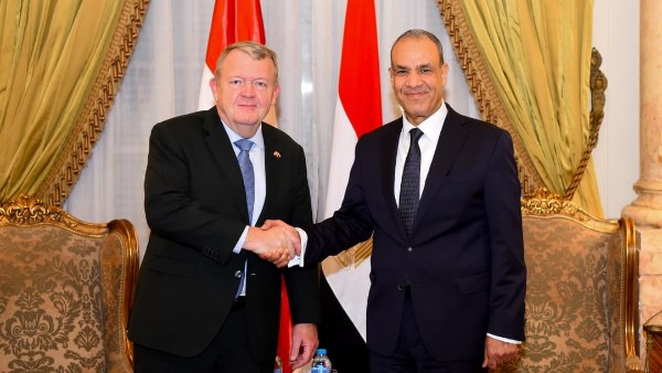 وزير الخارجية يلتقي نظيره الدنماركي