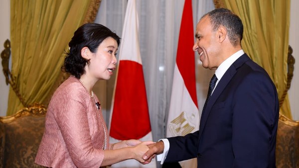 وزير الخارجية يستقبل مبعوثة رئيسة الوزراء اليابانية وزيرة الدولة للشئون الخارجية 
