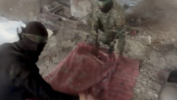 انتشال جثث الأسرى القتلى الإسرائيليين