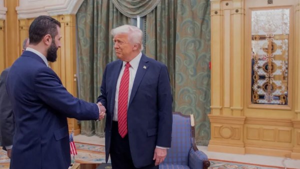 ترامب يستقبل الشرع في البيت الابيض