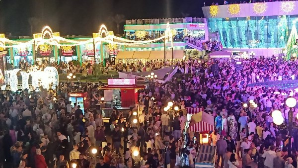 مهرجان سوهو سكوير إضاءة انوار شرم الشيخ 