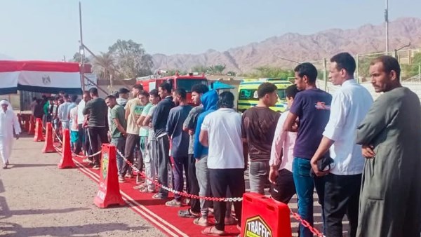 توافد الناخبين علي لجان جنوب سيناء 