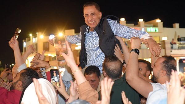 فرحة أنصار مستقبل وطن بشرم الشيخ 