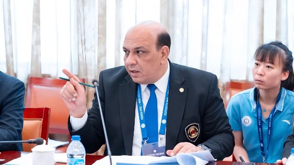  شريف مصطفى، رئيس الاتحاد الإفريقي للووشو كونغ