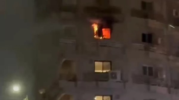 حريق شقة 