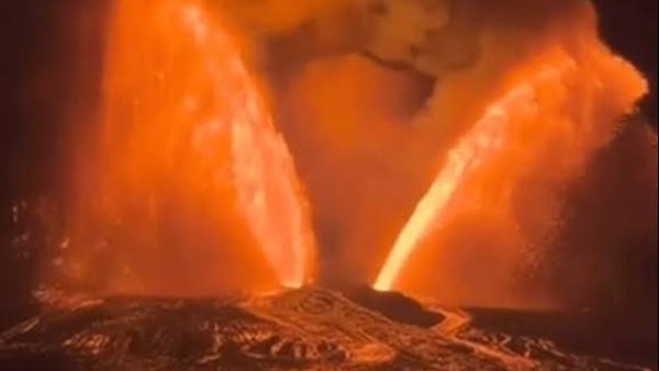  بركان هايلي غوبي في شمال إثيوبيا