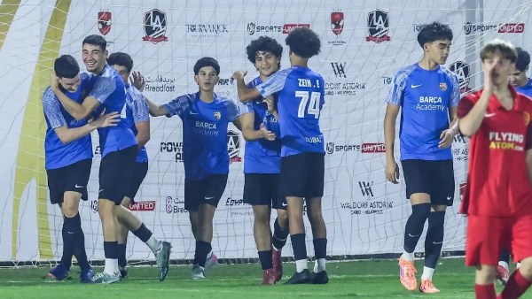 فريق أكاديمية برشلونة الإسباني لكرة القدم