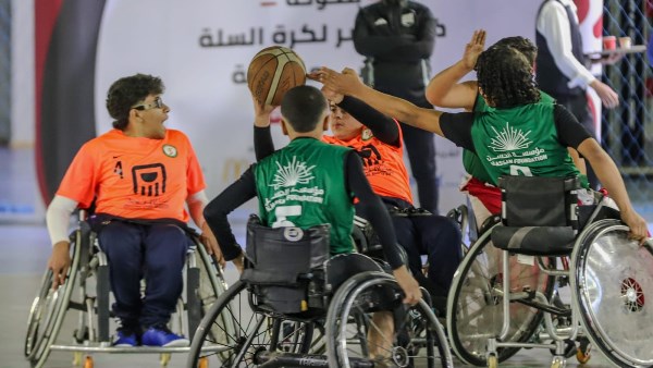 كرة السلة على الكراسي المتحركة