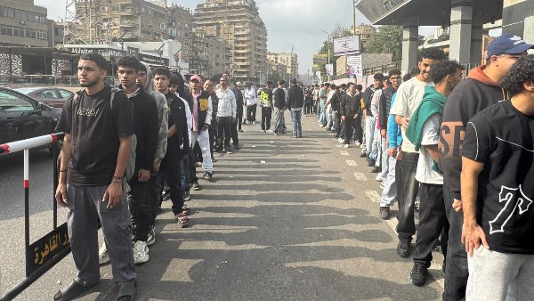 طوابير الناخبين بمصر الجديدة