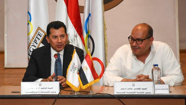 د. أشرف صبحي والمهندس يأسر إدريس 