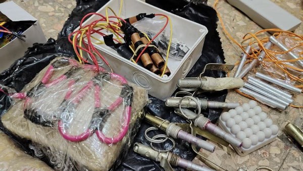 جانب من المضبوطات 