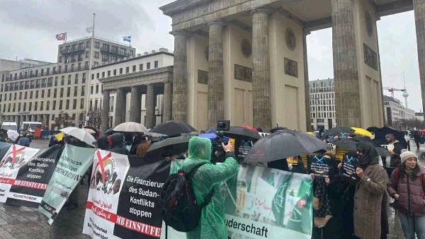 جانب من المظاهرات 