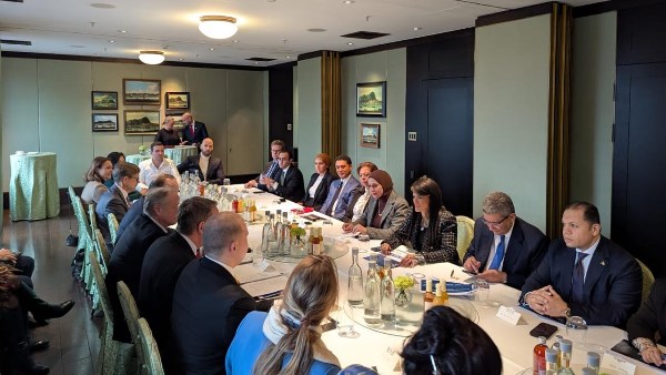 جانب من المفاوضات المصرية الألمانية 