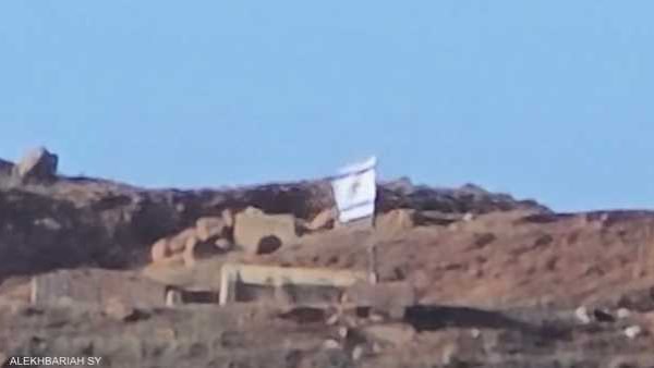 علم إسرائيلي على أرض سوريا