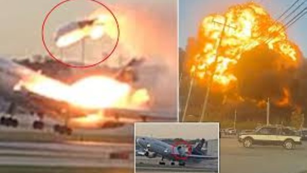 صورة حادث الطائرة