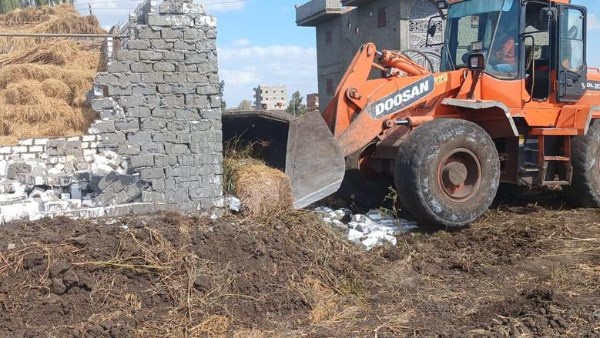 حملاتها لإزالة التعديات على الأراضي الزراعية