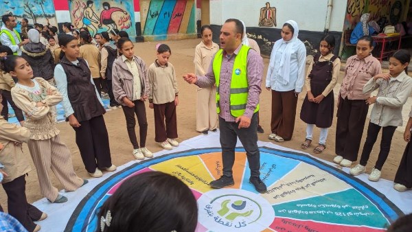 حملات التوعية المائية والبيئية بمدارس المحافظة