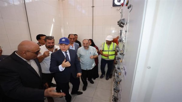 محافظ كفرالشيخ يفتتح رافع صرف صحي بإحدى قرى دسوق بتكلفة 41 مليون جنيه