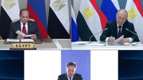 الرئيس السيسي: بدء وضع هيكل الاحتواء لمفاعل الوحدة الأولى بمحطة الضبعة النووية صفحة جديدة في تاريخ مصر