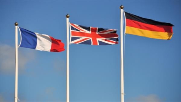 المملكة المتحدة وفرنسا وألمانيا