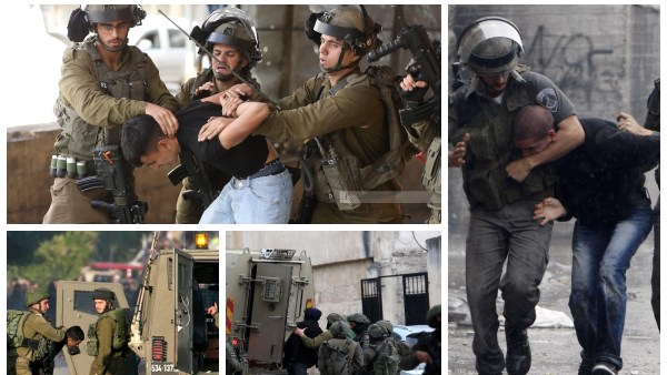 الاحتلال الإسرائيلي يعتقل 50 فلسطينيا على الأقل من الضفة الغربية