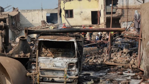 انفجار مصنع بولاية البنجاب الباكستانية