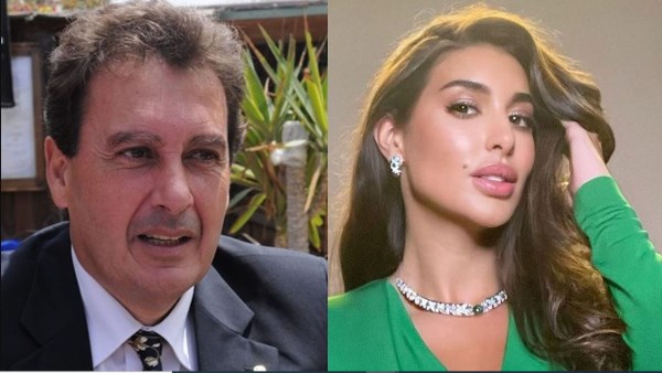 ياسمين صبري ووالدها 