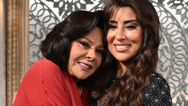 ايتن عامر مع اسعاد يونس