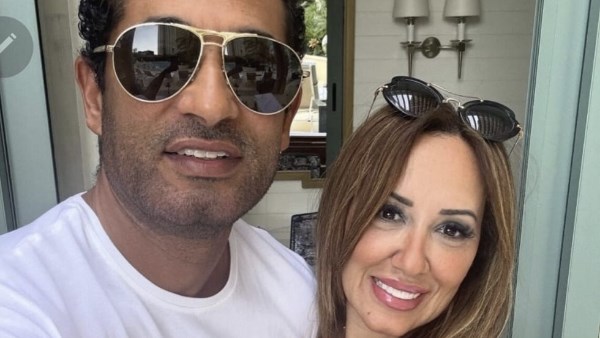النجم عمرو سعد وزوجته 