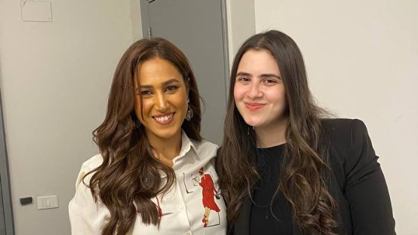 الفنانة جهاد حسام الدين مع أوركيد سامي 