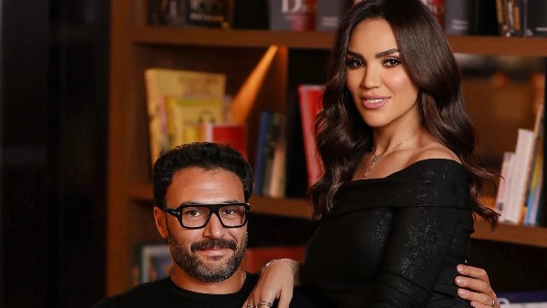 الفنانة مي فاروق و الفنان محمد العمروسي 