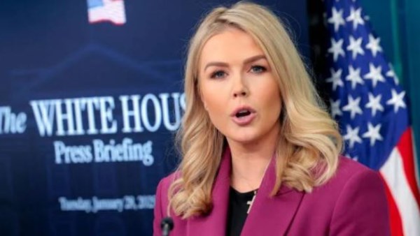  المتحدثة باسم البيت الأبيض كارولاين ليفيت