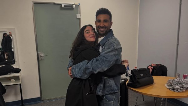 احمد سعد وابنته 