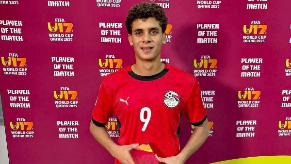 حمزة عبد الكريم يتوج أفضل لاعب في مباراة منتخب مصر أمام فنزويلا