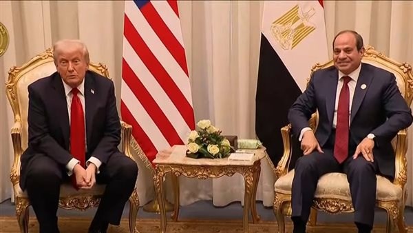 الرئيس السيسي وترامب 