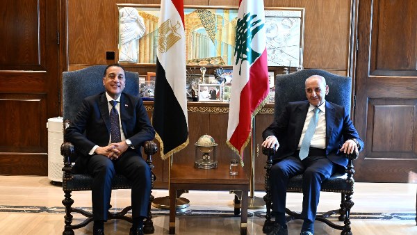 مدبولي ونبيه بري