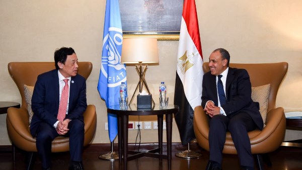 وزير الخارجية ومدير عام منظمة الفاو 